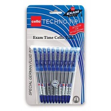 Deals, Discounts & Offers on  - Cello Technotip Ball Pen Set Pack of 10 (Blue)