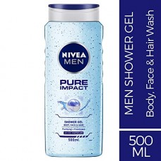Deals, Discounts & Offers on Personal Care Appliances - Nivea Pure Impact Shower Gel 500ml Flat 40% Off At Rs.179