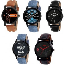 Deals, Discounts & Offers on Watches & Wallets - Sett Of Five Couple Combo Watch