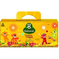 Deals, Discounts & Offers on Beverages - B Natural Festive Delight Gift Pack 1.2 L