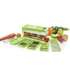 Deals, Discounts & Offers on Home & Kitchen -  Ganesh Vegetable Dicer, 12 Cutting Blades, Green