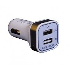 Deals, Discounts & Offers on  - Dual USB Car Charger For all Smartphones (3.1A Output)