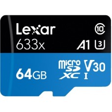 Deals, Discounts & Offers on Computers & Peripherals - Lexar 633X 64 GB MicroSDXC Class 10 95 Mbps Memory Card