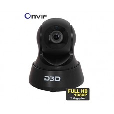 Deals, Discounts & Offers on  - D3D 2.0 MP Wireless Full HD 1080P IP Wifi CCTV Indoor Security Camera (Black)