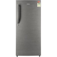 Deals, Discounts & Offers on Home Appliances - [Pre Pay] Haier 195 L Direct Cool Single Door 4 Star Refrigerator(Brushline Silver, HRD - 1954BS-R/E // 1954CBS-E)