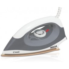 Deals, Discounts & Offers on Irons - Inalsa Crease 1000 W Dry Iron(White, Grey)
