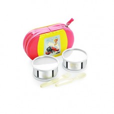 Deals, Discounts & Offers on Home & Kitchen - Cello Get Eat 2 Container Lunch Packs, Yellow