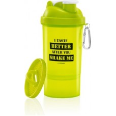 Deals, Discounts & Offers on  - Adrenex by Flipkart 500ml, BPA Free, Microwave Safe Shaker with Single Storage Compartment & Mixer Mesh(Pack of 1, Yellow)