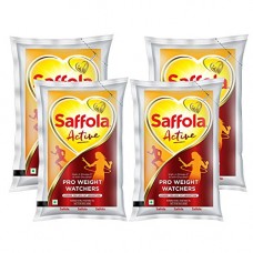 Deals, Discounts & Offers on Grocery & Gourmet Foods - Marico Saffola Active Pro Weight Watchers Edible Oil, 4 X 1 L