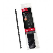 Deals, Discounts & Offers on  - GBC Plastic Binding Combs 21R 6.0mm with 25 Sheet Capacity, Black (Pack of 12)
