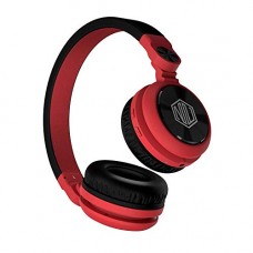 Deals, Discounts & Offers on  - Nu Republic Starboy X-Bass Wireless Headphone with Mic (Red & Black)