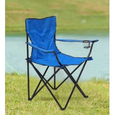 Deals, Discounts & Offers on Furniture - Quad Light weight Portable Folding Camping Chair in Blue Color by Story@Home