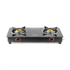 Deals, Discounts & Offers on  - Ideale Graacio DUO Stainless Steel 2 Burner Glass Top Gas Stove, Black (IG-G203M)