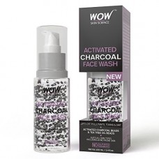 Deals, Discounts & Offers on Personal Care Appliances - WOW Activated Charcoal infused with Activated Charcoal Beads No Parabens & Sulphate Face Wash, 100mL