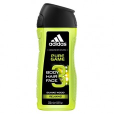 Deals, Discounts & Offers on Personal Care Appliances - Adidas Pure Game 3 In 1 Body, Hair And Face Shower Gel, 250ml