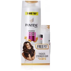 Deals, Discounts & Offers on Personal Care Appliances - Pantene PRO-V Hair Fall Control Shampoo, 360ml with Pantene PRO-V Hair Fall Control Shampoo, 72ml
