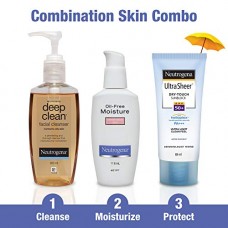 Deals, Discounts & Offers on Personal Care Appliances - Neutrogena Combination Skin Care Kit (Combo Of 3)