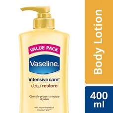 Deals, Discounts & Offers on Personal Care Appliances - Vaseline Intensive Care Deep Restore Lotion, 400 ml at Rs. 159