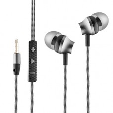 Deals, Discounts & Offers on  - Ambrane EP-60 in-Ear Metal Headphones with Mic (Black)