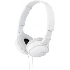 Deals, Discounts & Offers on Headphones - Sony ZX110A Wired Headphone(White, Over the Ear)