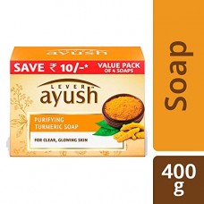 Deals, Discounts & Offers on Personal Care Appliances -  Lever Ayush Purifying Turmeric Soap,100g (Pack of 4)