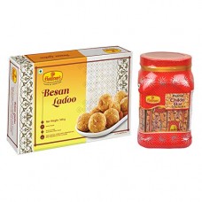 Deals, Discounts & Offers on  - Haldiram's Peanut Chikki Jar (Pack of 2) & Besan ladoo (Combo Pack)
