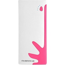 Deals, Discounts & Offers on Power Banks - Ambrane 10000 mAh Power Bank (P-1122, NA)(White, Pink, Lithium-ion)