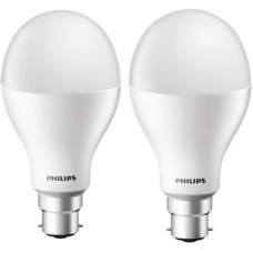 Deals, Discounts & Offers on  - Philips 20 W Standard B22 LED Bulb(White, Pack of 2)