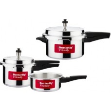 Deals, Discounts & Offers on Cookware - Butterfly Friendly 2 L, 3 L, 5 L Pressure Cooker(Aluminium)