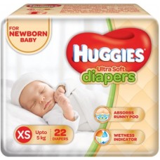 Deals, Discounts & Offers on Baby Care - Huggies Ultra Soft Diaper - XS(22 Pieces)