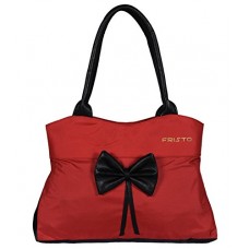 Deals, Discounts & Offers on Watches & Handbag - Fristo Women's Handbag (Red and Black)