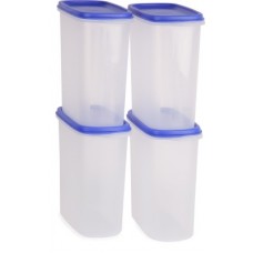 Deals, Discounts & Offers on Kitchen Containers - Tupperware Smart Saver 1.7 Ltrs - 1.7 L Polypropylene Grocery Container(Pack of 4, Blue)