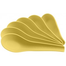 Deals, Discounts & Offers on Home & Kitchen - Signoraware Plastic Soup Spoon Set, Set of 6, Lemon Yellow