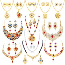 Deals, Discounts & Offers on  - Sukkhi Jewellery Sets For Women (Golden) (294CB2600)