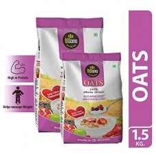 Deals, Discounts & Offers on Grocery & Gourmet Foods - DiSano Oats with High in Protein and Fibre Pouch, 1.5 kg