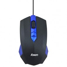 Deals, Discounts & Offers on  - Foxin Smart-Blue Wired Optical Mouse (Blue)