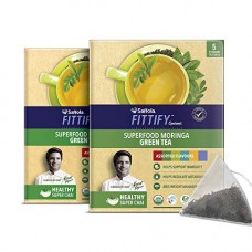 Deals, Discounts & Offers on Grocery & Gourmet Foods - Saffola FITTIFY Gourmet Green Tea Instant Beverage Mix, Assorted Pack, 2 X 12.5 g