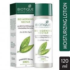 Deals, Discounts & Offers on Personal Care Appliances - Biotique Bio Morning Nectar Sunscreen Ultra Soothing Face Lotion, SPF 30+, 120ml