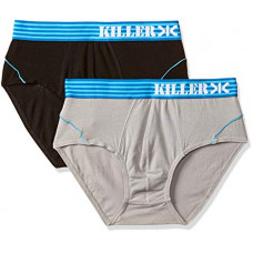 Deals, Discounts & Offers on  - [Size L] KILLER Bodywear Men's Plain Brief (Pack of 2)