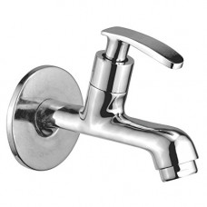 Deals, Discounts & Offers on  - Kamal Irene IRN-5014 Brass Long Body Bib Cock Set (Silver, 2-Pieces)
