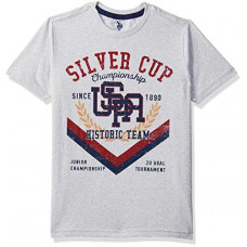 Deals, Discounts & Offers on  - [Size M] US Polo Association Baby Boy's Plain Regular fit T-Shirt