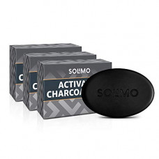 Deals, Discounts & Offers on Personal Care Appliances - Amazon Brand - Solimo Activated Charcoal Soap (Pack of 3, 375g)