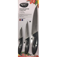 Deals, Discounts & Offers on Home & Kitchen - Pigeon by Stovekraft Stainless Steel Kitchen Knives Set, 3-Pieces, Multicolor