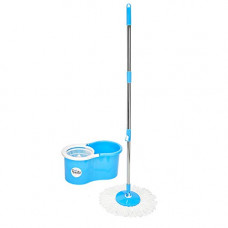Deals, Discounts & Offers on Gardening Tools - Amazon Brand - Presto! Spin Mop Set with Easy Wheels