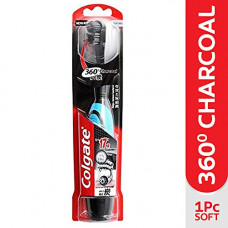 Deals, Discounts & Offers on Personal Care Appliances - Colgate 360 Charcoal Battery Powered Toothbrush - 1 Pc