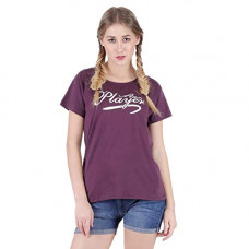 Deals, Discounts & Offers on  - Broadstar Women's Cotton T-Shirt (T_STARPLAYER-$P)