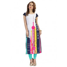 Deals, Discounts & Offers on  - [Size XXL] ZIYAA Women's Straight Crepe Kurta