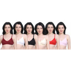Deals, Discounts & Offers on Women - Sexy BustWomen Full Coverage Non Padded Bra(Multicolor)