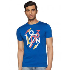 Deals, Discounts & Offers on  - [Size L] Beat London by Pepe Jeans Men's Printed Slim fit T-Shirt