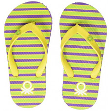 Deals, Discounts & Offers on  - [Size 12] United Colors of Benetton Boy's Flip-Flops